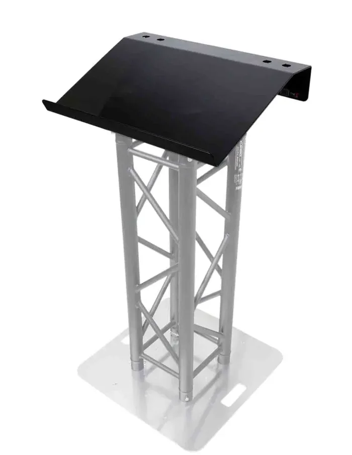 ProX XT-LECTERN24 BL, 24″ Truss Lectern for D-Series Connectors with 4x Punched