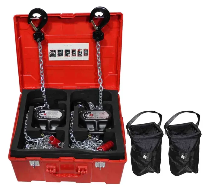 ProX XT-MCH1TX2-30FT Set of 2 1 Ton Manual Chain Hoist with 30 Feet