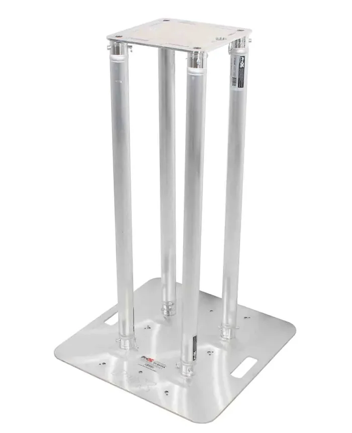 ProX XT-S4X328TOTEM Totem Package 12″ Top Plate, 24″ Base Plate and Four 1M F31 Tubes with White Scrim Cover