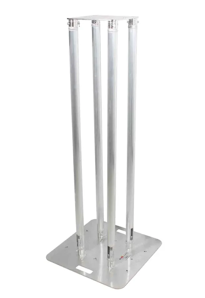 ProX XT-S4X492TOTEM, Totem Package 12″ Top Plate, 24″ Base Plate and Four 1.5m F31 Tubes with White Scrim Cover – 4.92 Feet Online now