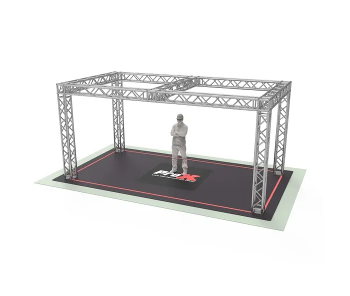 ProX XTP-19109B-F34 DJ Package F34 Trade Show Display Booth Truss System – 19 x 10 x 9 Ft