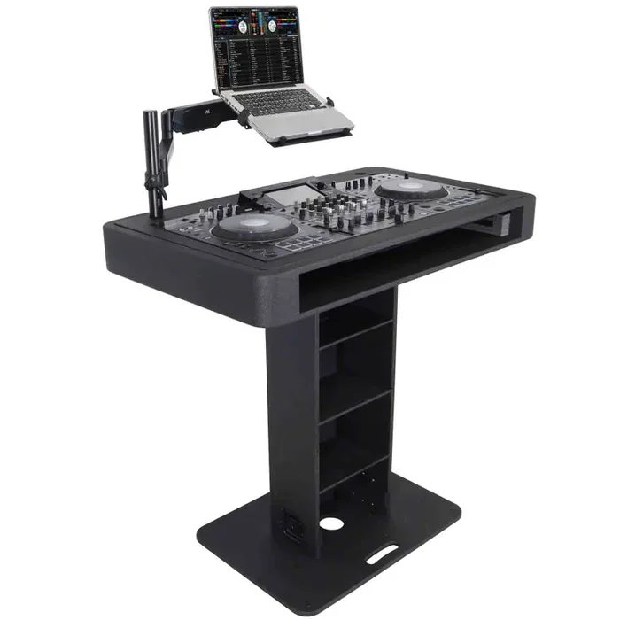 ProX XZF-DJCTBL, DJ Control Tower Podium Stand for PIONEER XDJ-XZ DDJ-1000, DDJ-SX3 RANE One – Black