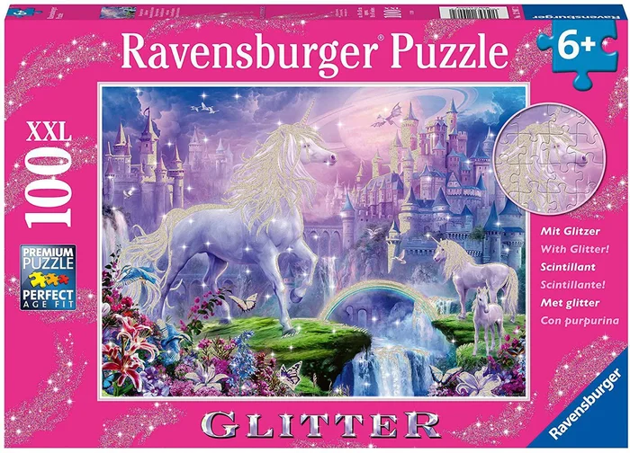Puzzle – Glitter Unicorn Kingdom (100pc)