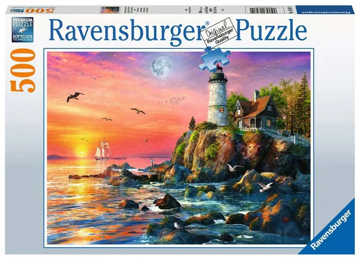 Puzzle – Lighthouse at Sunset (500pc)