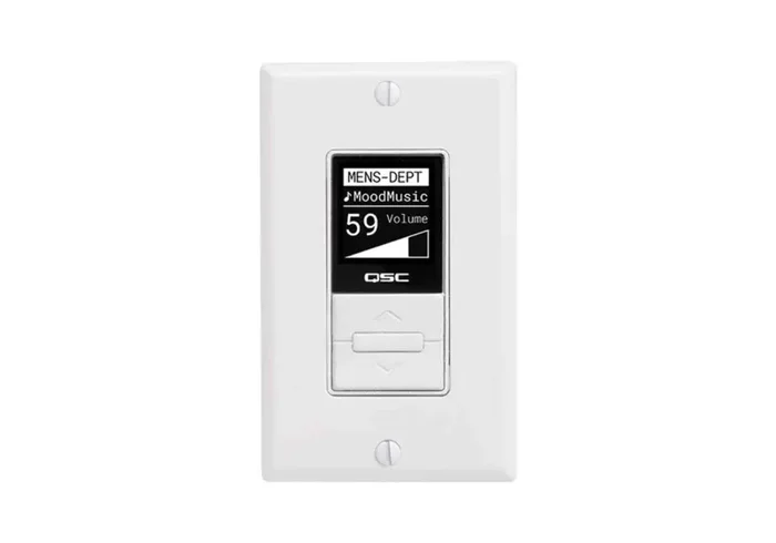 QSC MP-MFC Decora-Style Wall Controller for MP-M Series Mixers