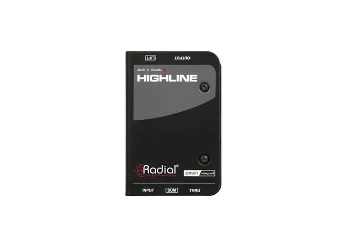 Radial Engineering Highline Passive Mono Line Isolator for Guitar and Amp Modeler