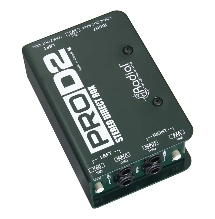 Radial ProD2, Passive DI with Two Channels, Made for High Output Keyboards