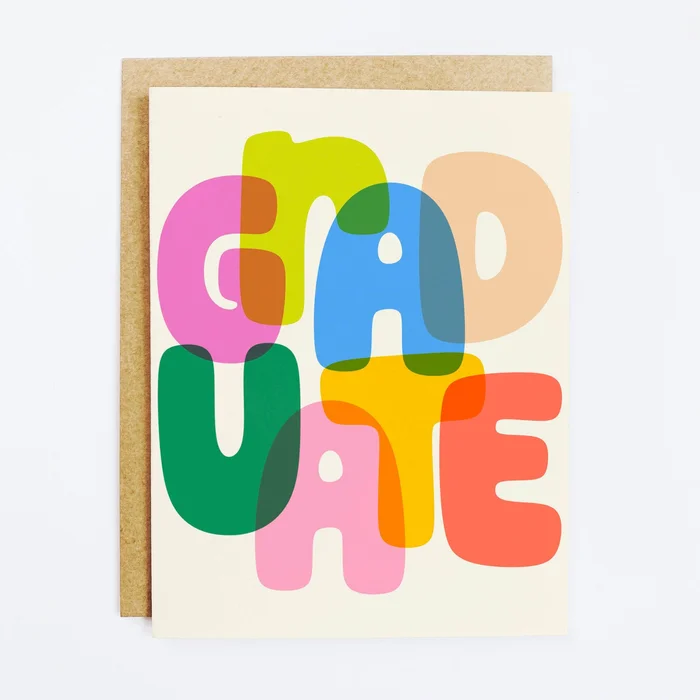 Rainbow Graduate Greeting Card