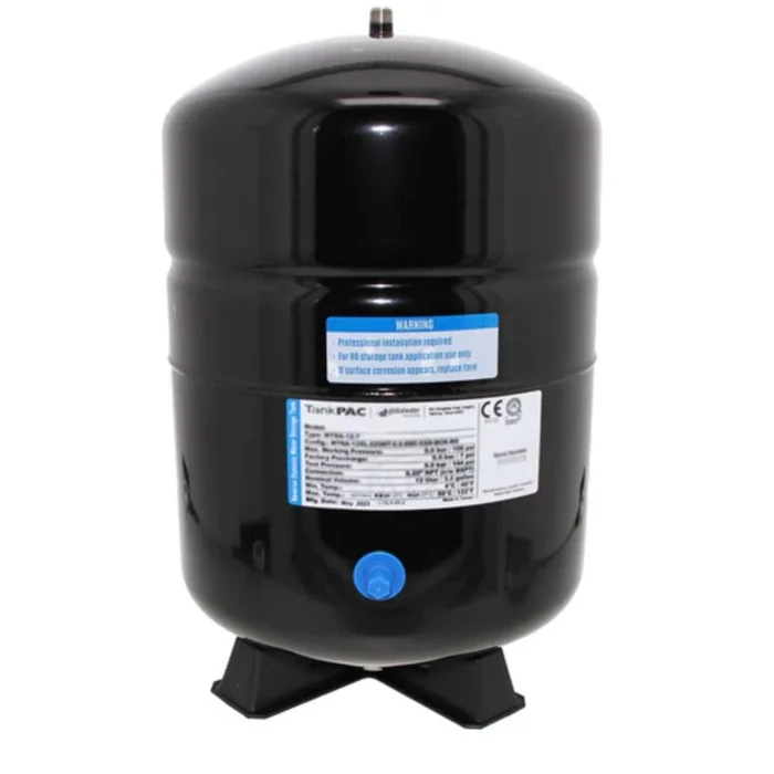 RO-122 Reverse Osmosis Storage Tank Black Coated Steel 3.2 Gal