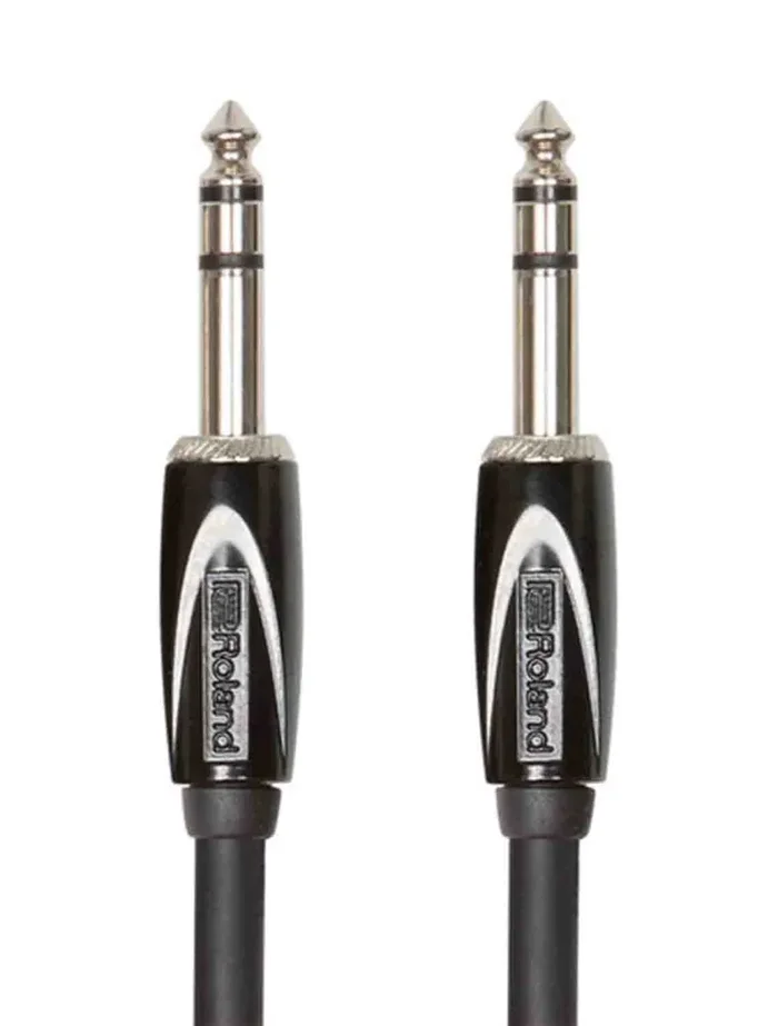 Roland RCC-5-TRTR, Interconnect Cable 1/4-Inch TRS to 1/4-Inch TRS – 5 Feet