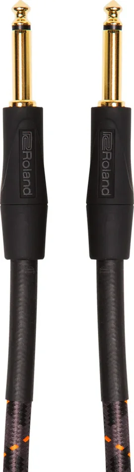 Roland RIC-G10, Gold Series 1/4″ Plug to 1/4″ Plug Instrument Cable (10′)