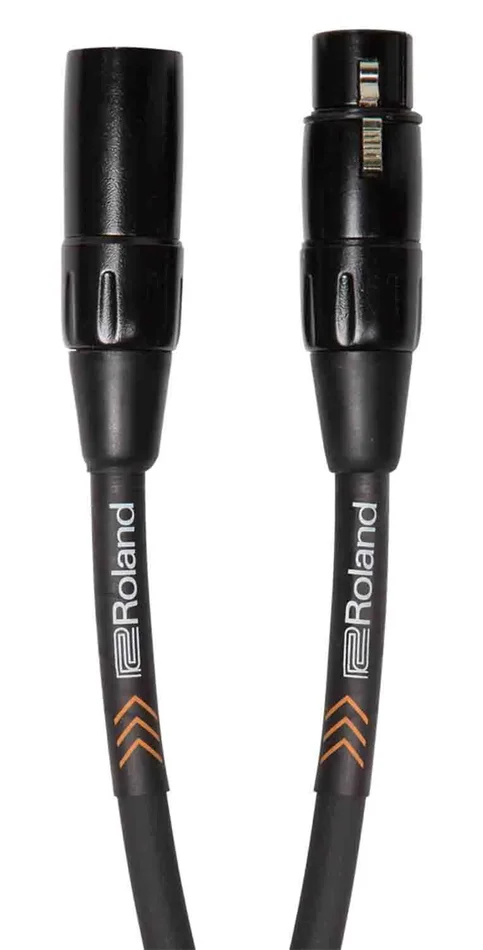 Roland RMC-B25, 25FT / 7.5M Microphone Cable – Black Series