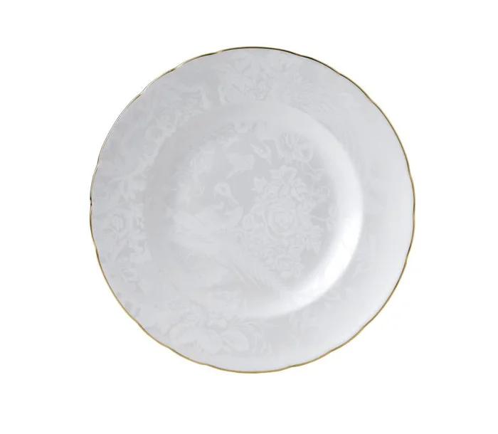 Royal Crown Derby Pearl Aves Dinner Plate
