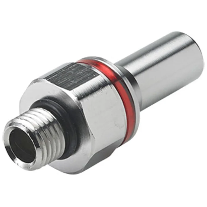 RPLQ4D46004RED Rack and Panel Insert Straight Thread Port 1/4 SAE-04 Warm Red