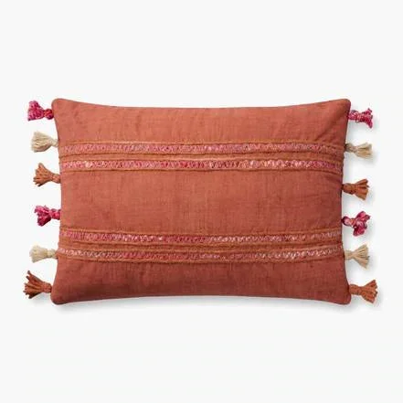 Rust Tassel Pillow by Justina Blakeney® X Loloi