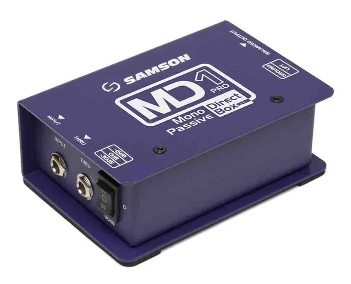 Samson MD1 Pro Single Channel Passive Direct Box Supply