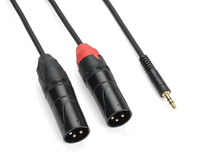 Samson Tourtek Pro 1/8″ to Dual XLR Male Breakout Cables