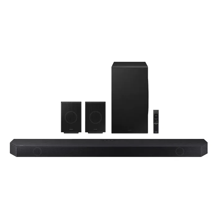 Samsung HWQ990D Q-series 11.1.4 ch. Wireless Dolby Atmos Soundbar Bundle with 4 year CPS Warranty