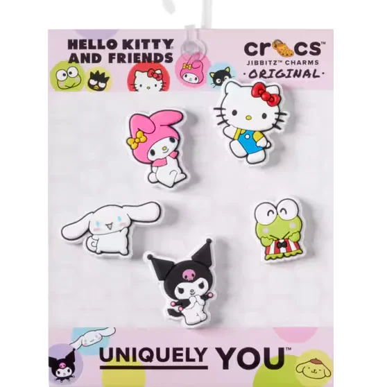 [SANRIO EDITION] Hello Kitty Friends Set CROCS JIBBITZ CHARMS (5EA)