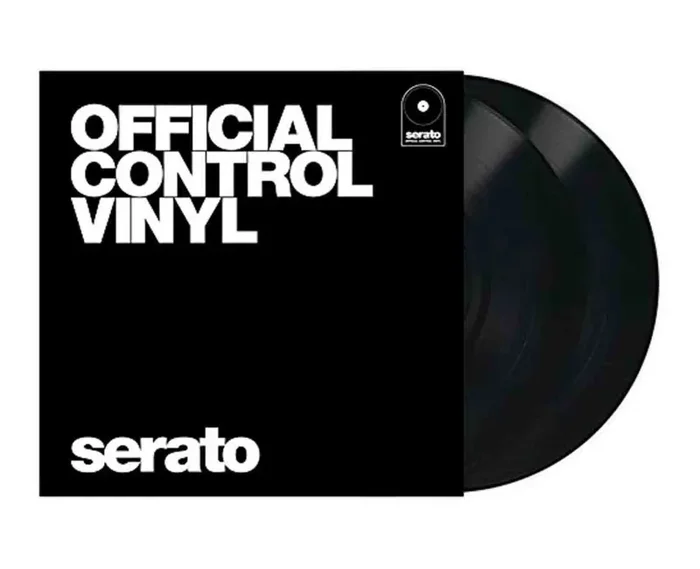 Serato DJ Performance Series Official 12 Inch Control Vinyl (Pair) Black SCV-PS-BLK-OJ