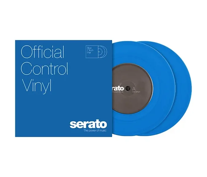 Serato SCV-PS-BLU-7 7-inch Control Vinyl Blue – Pair