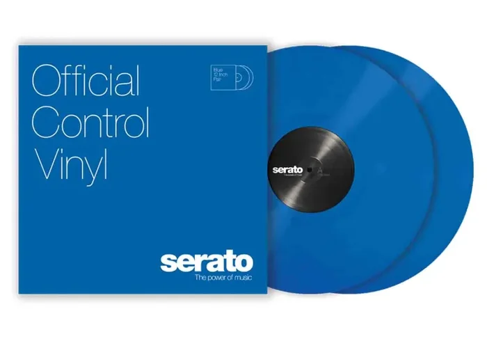 Serato SCV-PS-BLUE 12″ Control Vinyl Pair – Blue