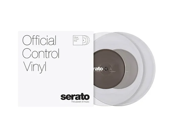 Serato SCV-PS-CLE-10, 10″ Control Vinyl Pair – Clear Sale
