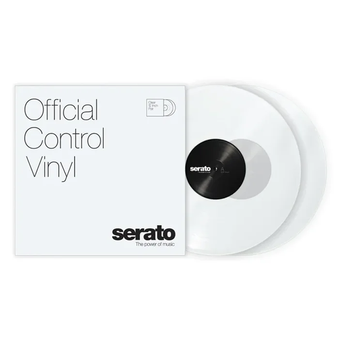 Serato SCV-PS-CLE-OV 12″ Clear Control Vinyl (Pair)