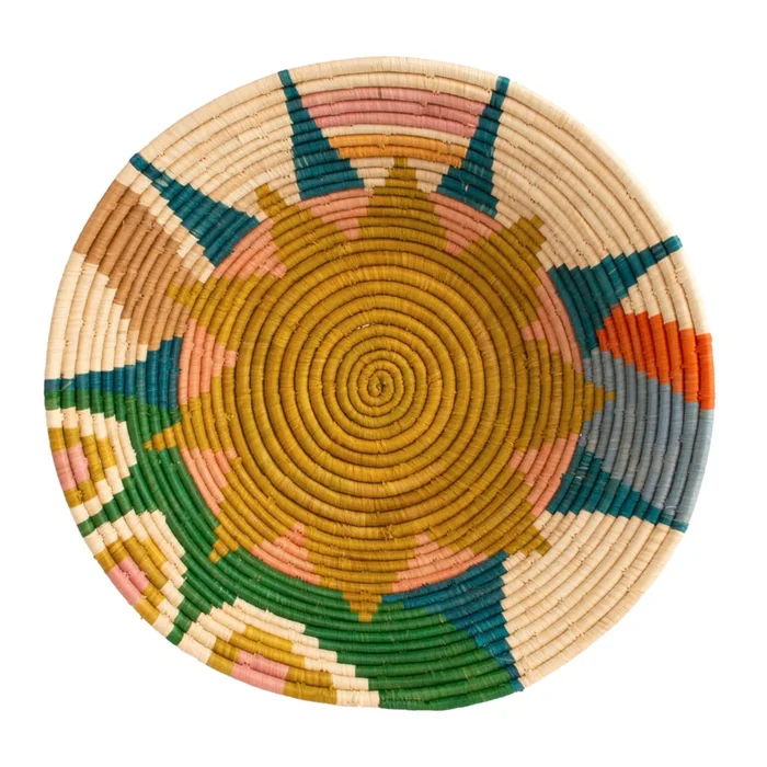 Seratonia Woven Bowl – 12″ Tropicana