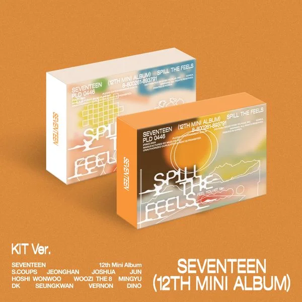 SEVENTEEN – 12th Mini Album SPILL THE FEELS (KiT Ver.) (Random Ver.)