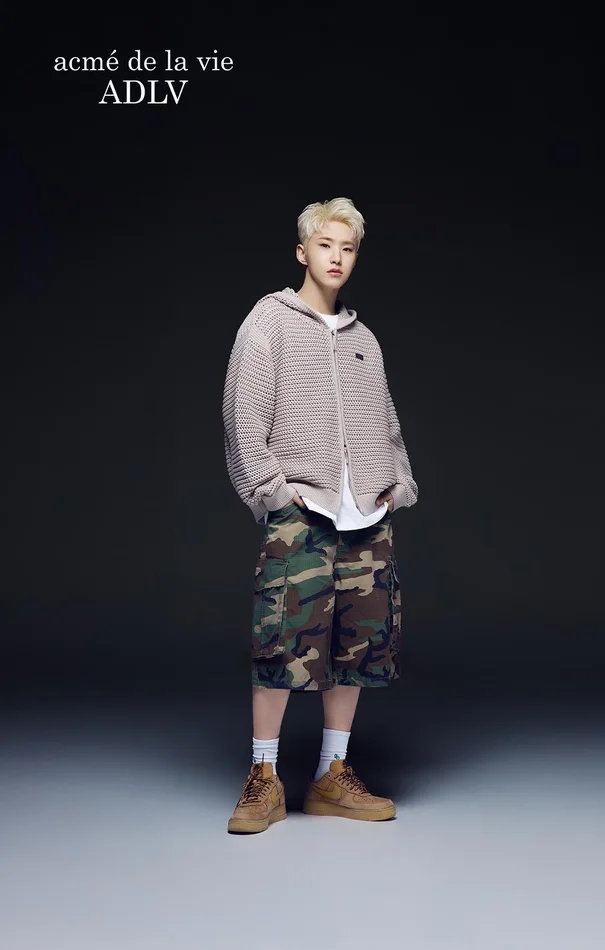 Seventeen Hoshi X Acme de la Vie Adlv – Camouflage Cargo Pocket Short Pants