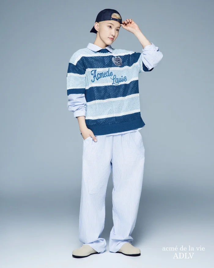 Seventeen Hoshi X Acme de la Vie Adlv – Stripe Set Up Loose Fit Pants