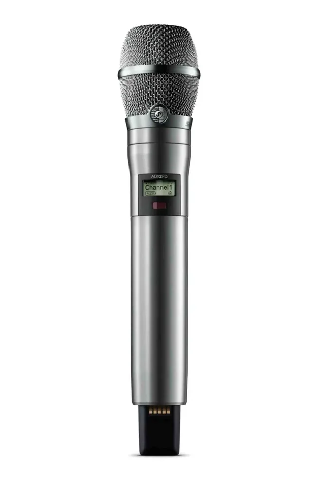 Shure ADX2FD/K11N=-G57 Handheld Wireless Microphone Transmitter Nickel – G57 (470-608 MHz)