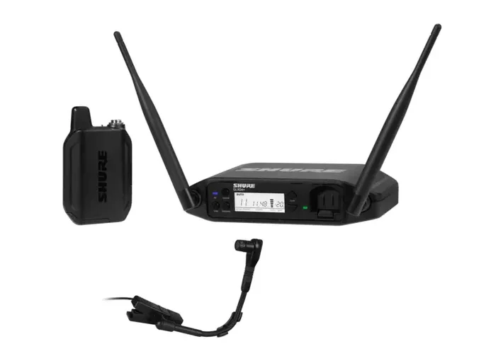 Shure GLXD14+/B98-Z3 Digital Wireless Instrument System with BETA98H Flexible Gooseneck Microphone
