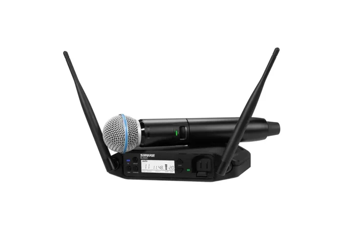 Shure GLXD24+/B58-Z3, Digital Wireless Handheld System with BETA 58A Vocal Microphone