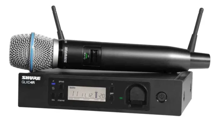 Shure GLXD24R/B87A-Z2 Advanced Digital Wireless Microphone System with BETA87A Fashion