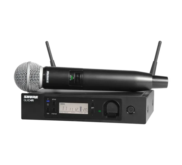 Shure GLXD24R/SM58-Z2 Advanced Digital Handheld Wireless Microphone System with SM58