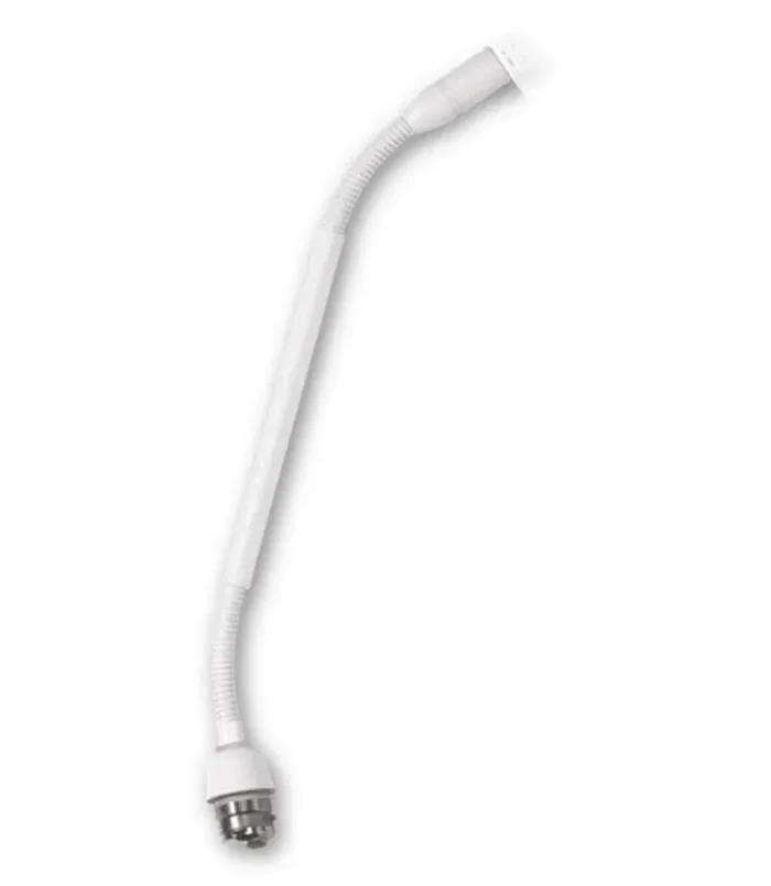Shure MX410WRLP 10″ Gooseneck Microphone with Red Top LED – White
