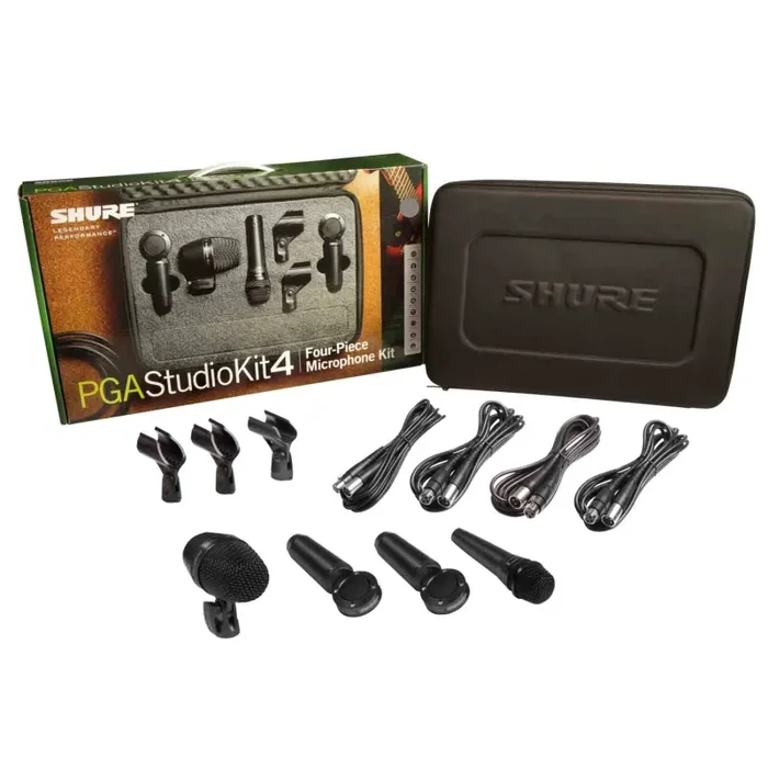 Shure PGASTUDIOKIT4, 4 Piece Studio Microphone Kit