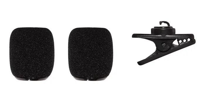Shure RK378 Replacement Kit with Clip + 2 Snap-Fit Foam Windscreens for SM35