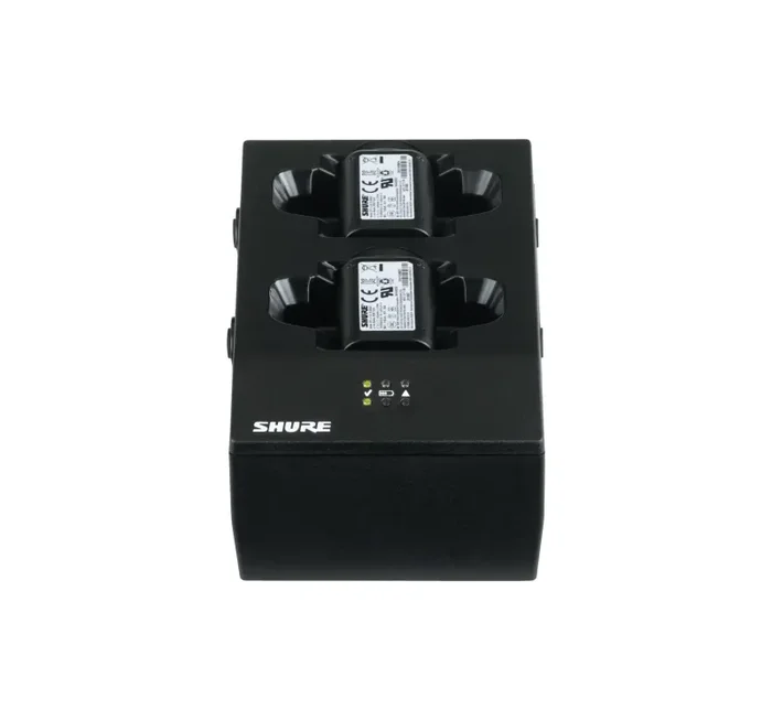 Shure SBC200-US, Dual Docking Recharging Station for SB900B Batteries with Single Power Supply