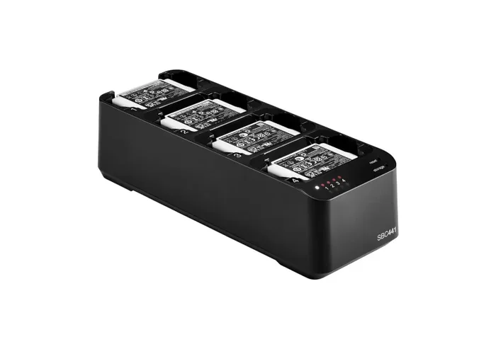Shure SBC441US, Four-Bay Charger for ADXR Receivers and SB910 Batteries with Power Supply Online