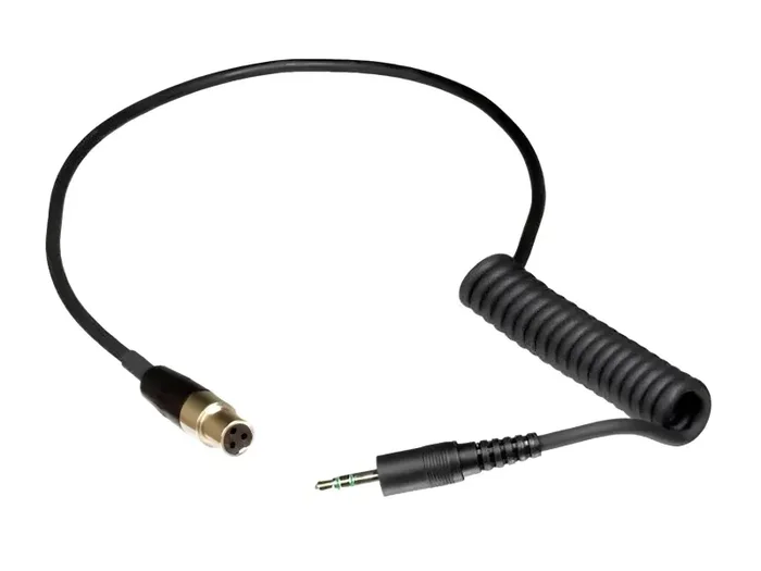 Shure WA460, Output Cable with TA3F Connector to Stereo Miniplug Connector – 3.5 Ft