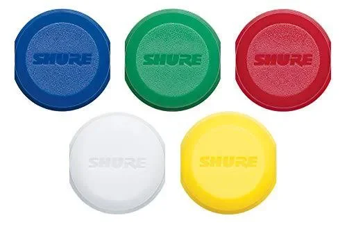 Shure WA621 ID Caps for BLX2 Handheld Transmitters (set of 5)