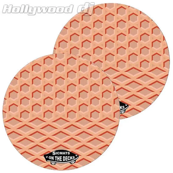 Sicmats DJ Slipmats VANS WAFFLE SOLE Technics Turntable Slip Mat Set Sic Mats – Pair Discount