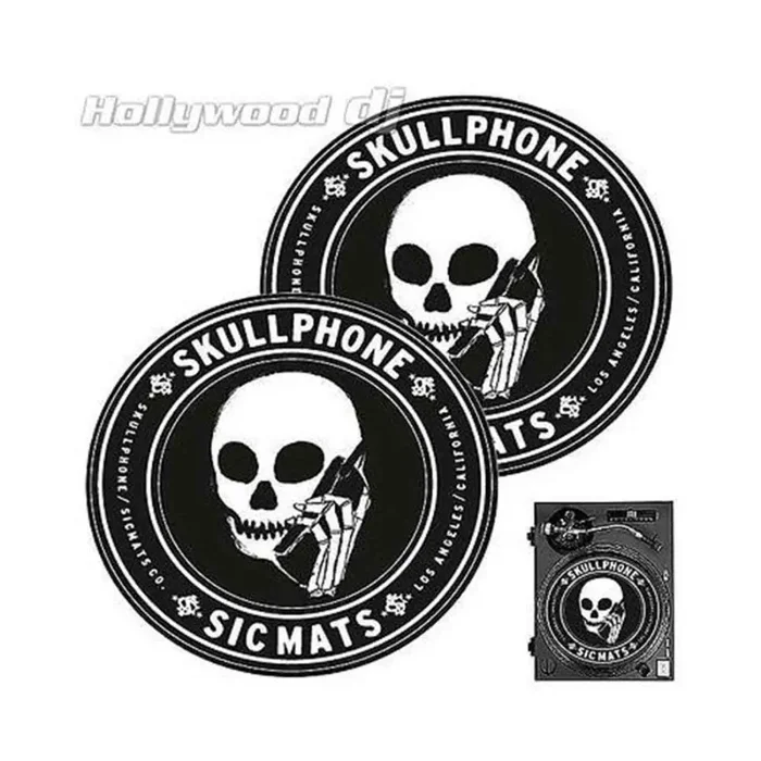 Sicmats Skullphone Turntable Slipmats – Pair
