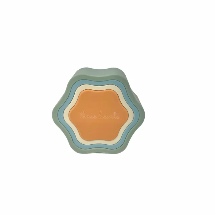 Silicone Stacker – Nectarine Flower