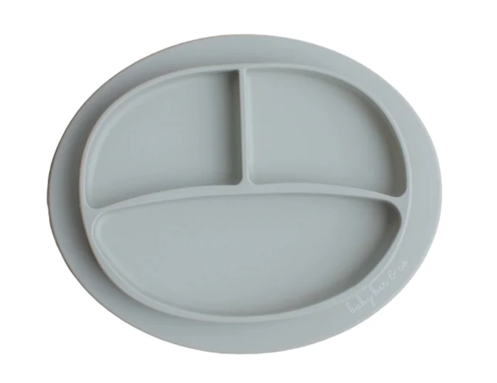 Silicone Suction Plate – Misty Rose Blue