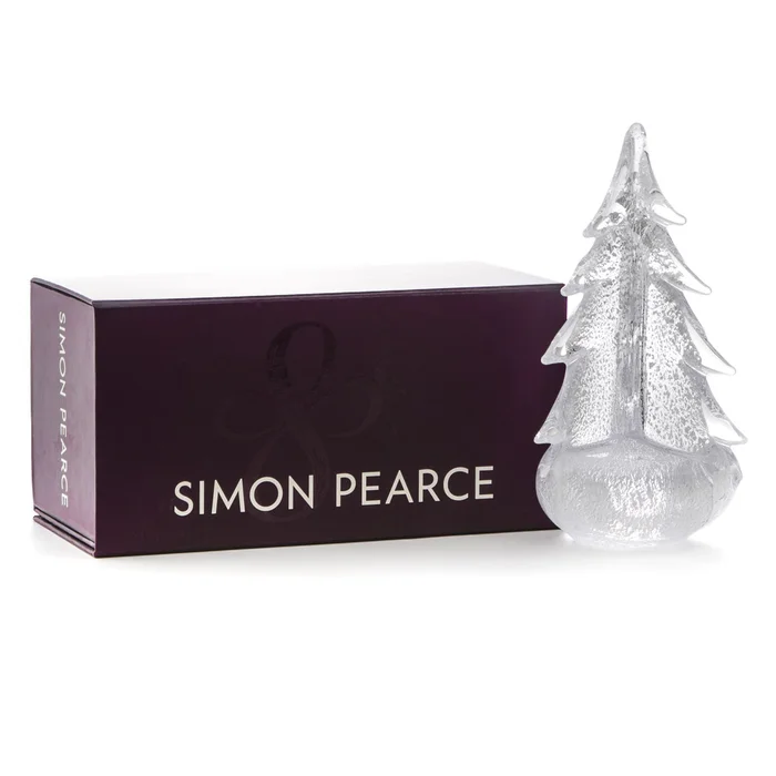 Simon Pearce 10″ Silver Leaf Evergreen