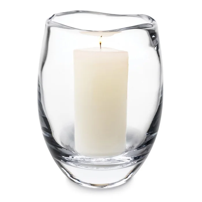 Simon Pearce Burlington Large Hurricane with Candle